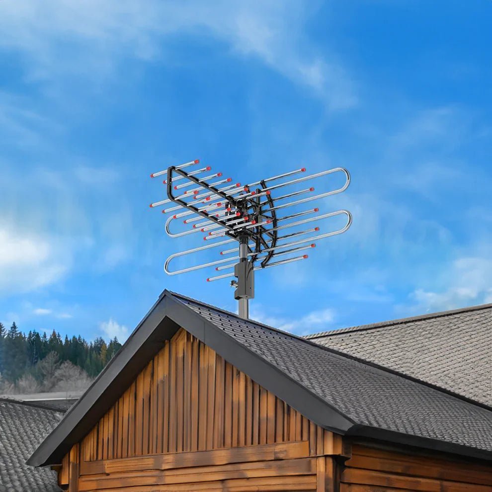 Outdoor Long Range 500+ Mile TV Antenna With UHF/VHF/FM Radio image 1