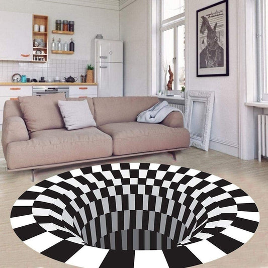 3D Vortex Illusion Rug image 0