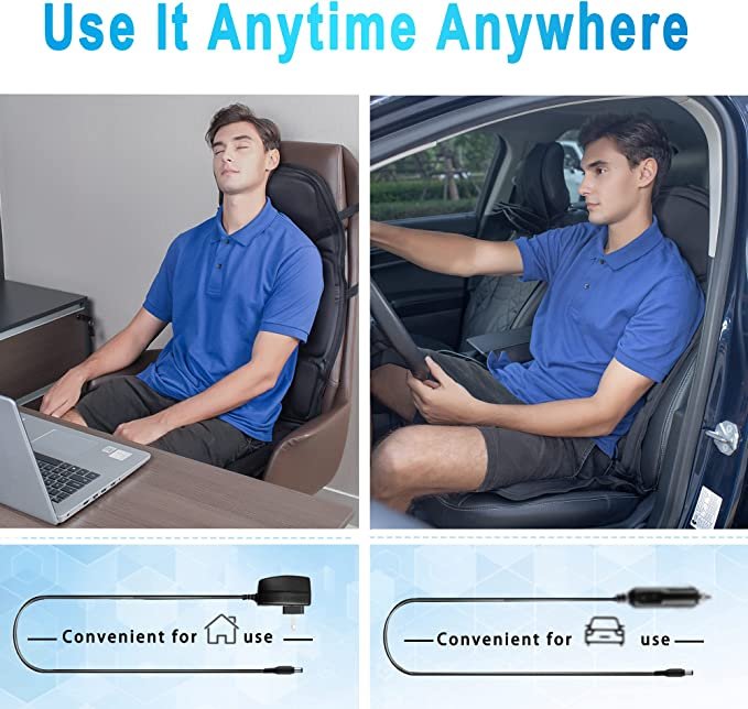 Premium Massage Chair Pad - Top Rated Car Seat Massager image 2