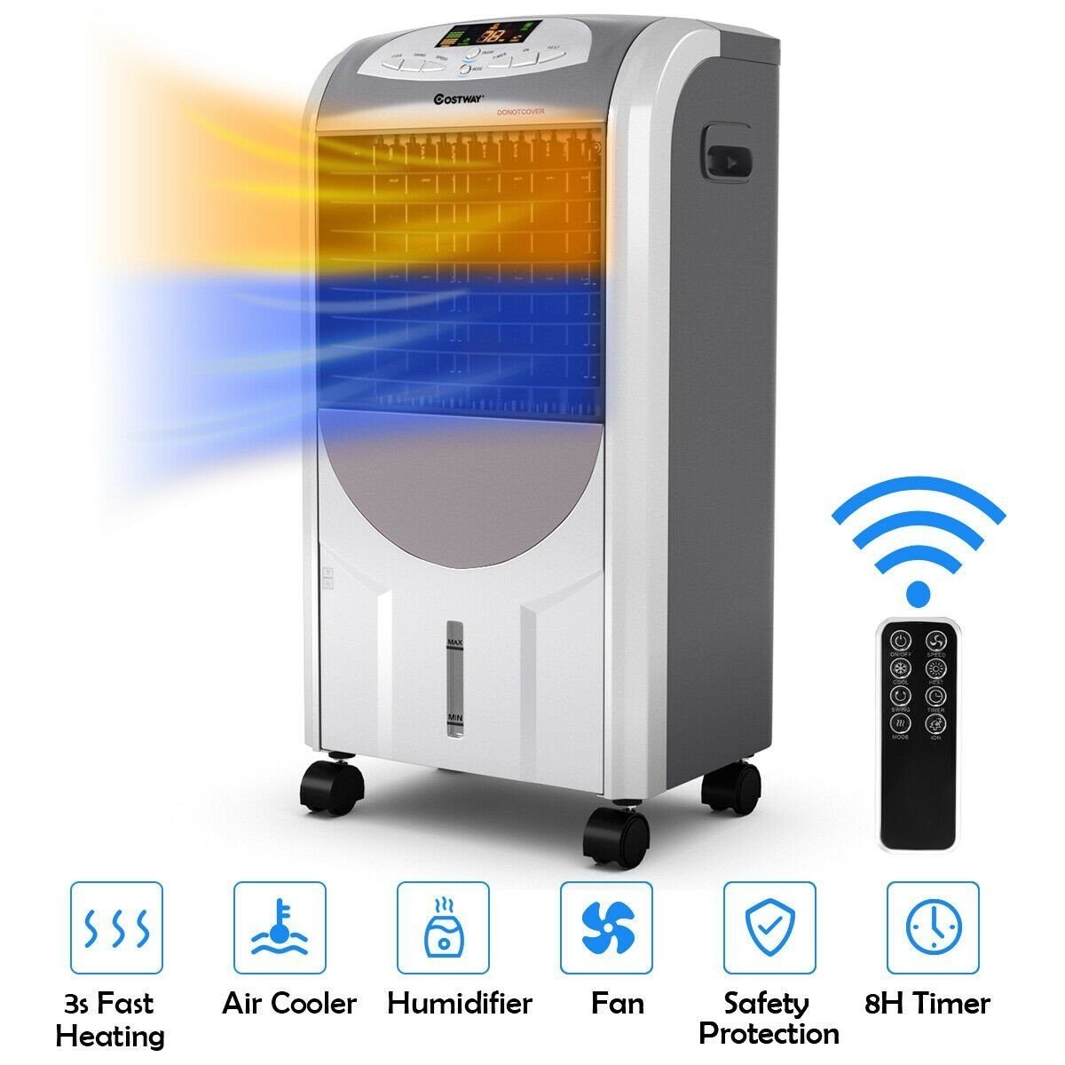 Portable Air Cooler Fan and Heater Humidifier image 5