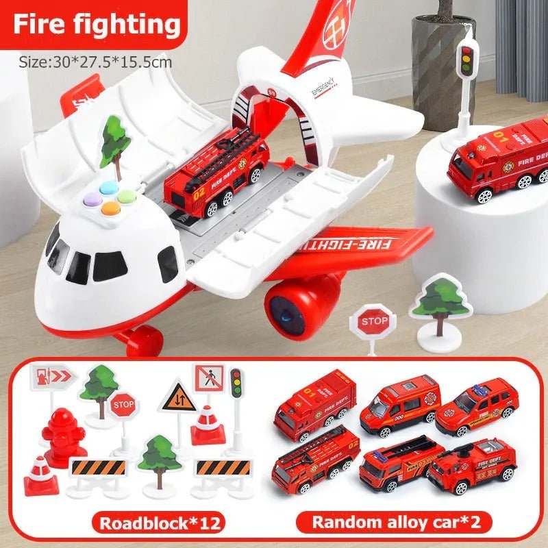 Airplane Toy Set For Kids - Red image