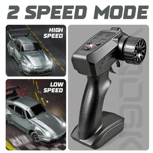 Retro Drift Master – 4WD RC Car with LED Lights image 5