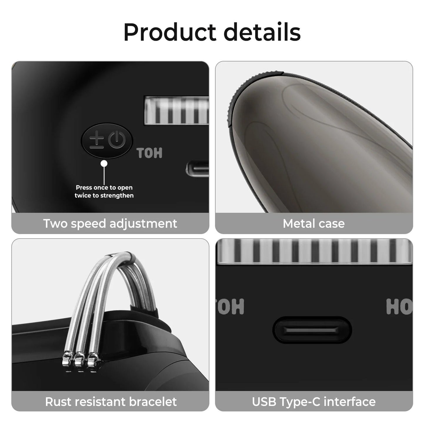 Professional Vibration Massager Barbershop Cordless Handheld Heat Massager USB Charging Body Neck Back Head Face Massager image 4