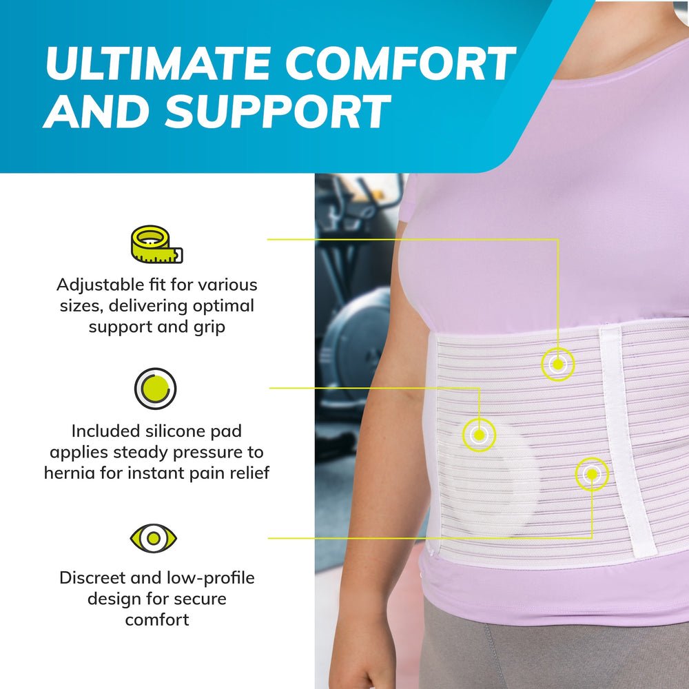 Umbilical & Abdominal Hernia Support Belt with Pad image 2