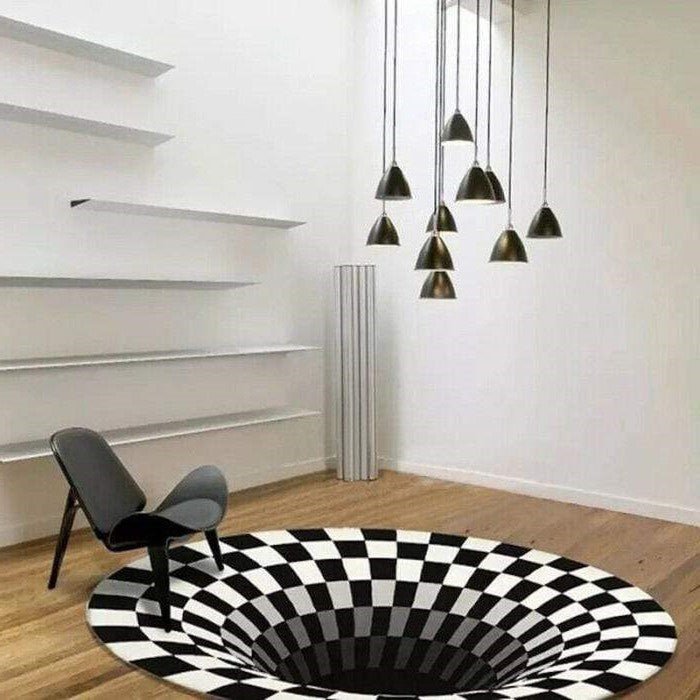 3D Vortex Illusion Rug image 4