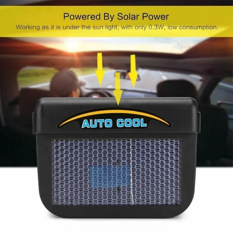Vehicle Solar Powered Car Vent Window Fan image 2