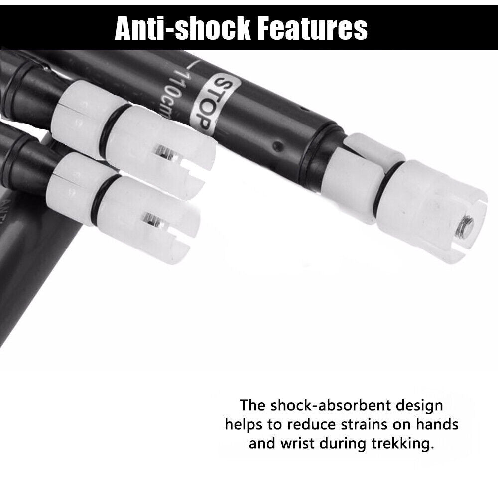 2X Trekking Poles Nordic Hiking Sticks image 6