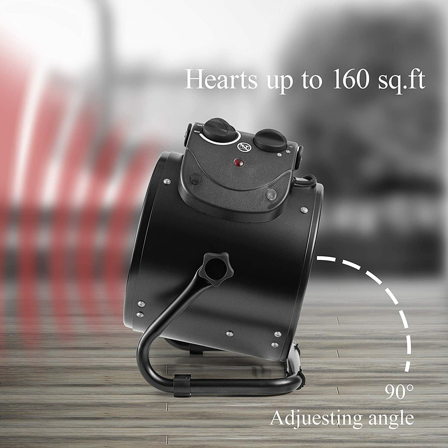 Electric Heater Fan for Greenhouse Grow Tent Workplace Fast Heating IPX4 image 5