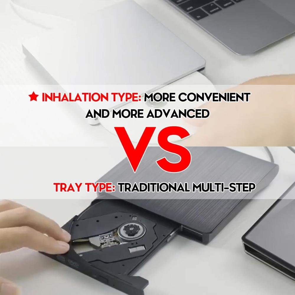 External DVD Recorder for Optical Drives Portable for MacBook Air image 2