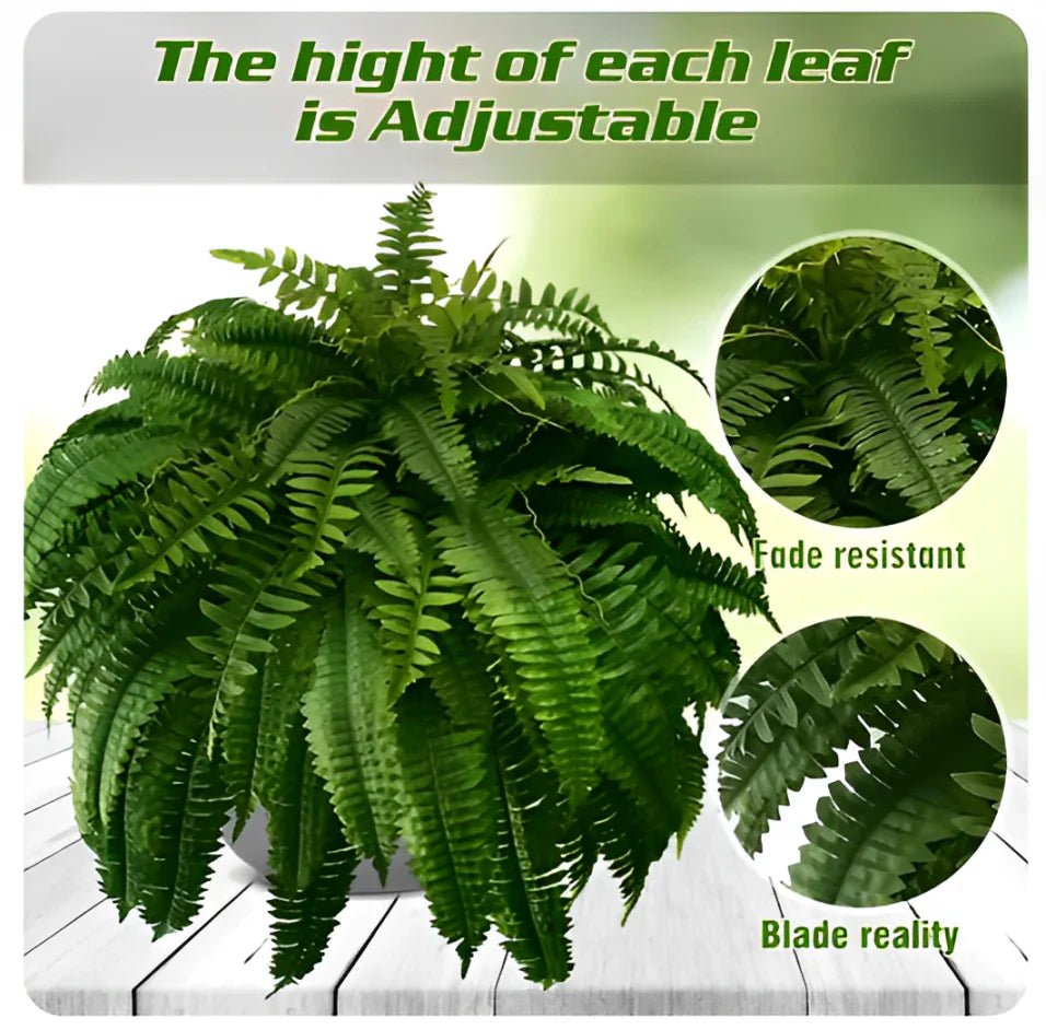 UV Resistant Lifelike Artificial Boston Fern For Outdoors image 5