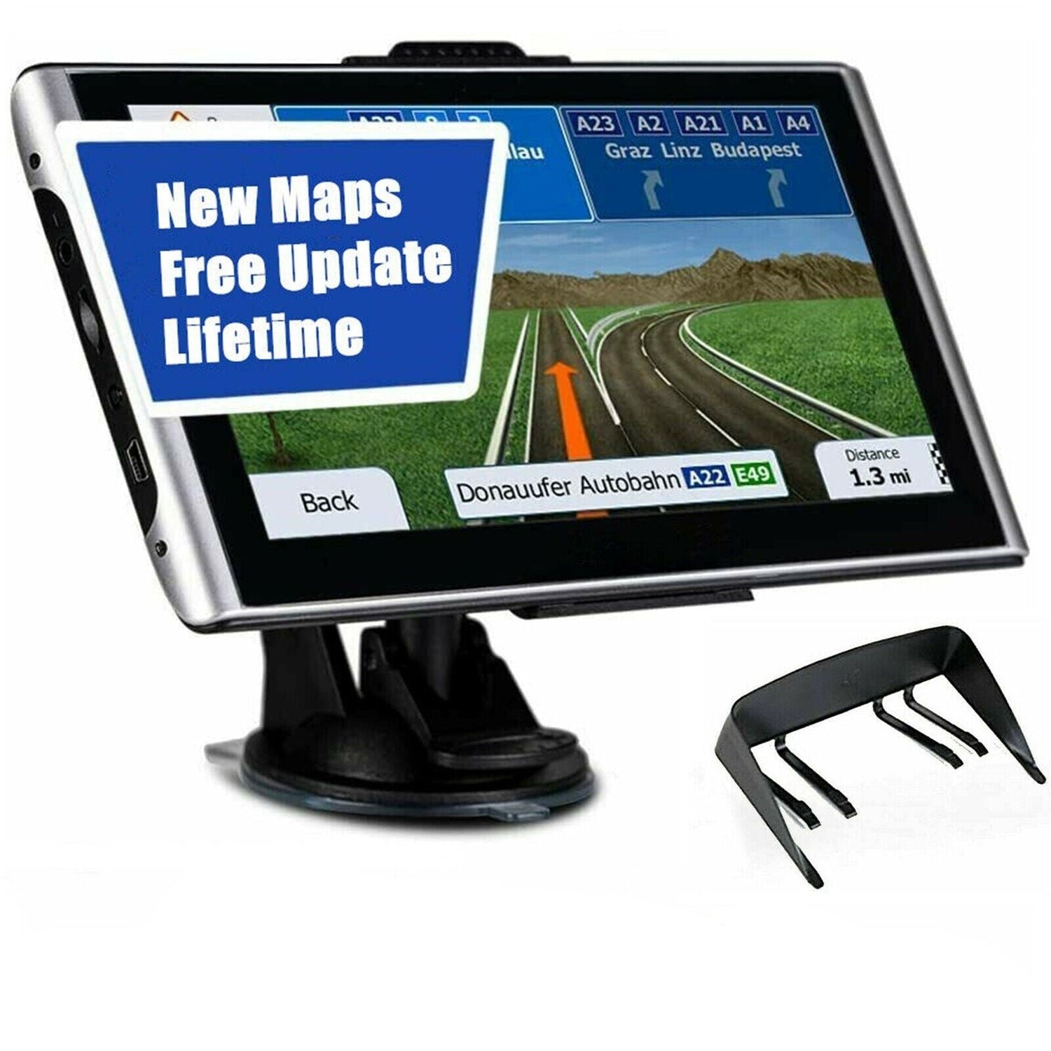 Premium 7-Inch Gps Navigation System For Cars And Trucks image 0