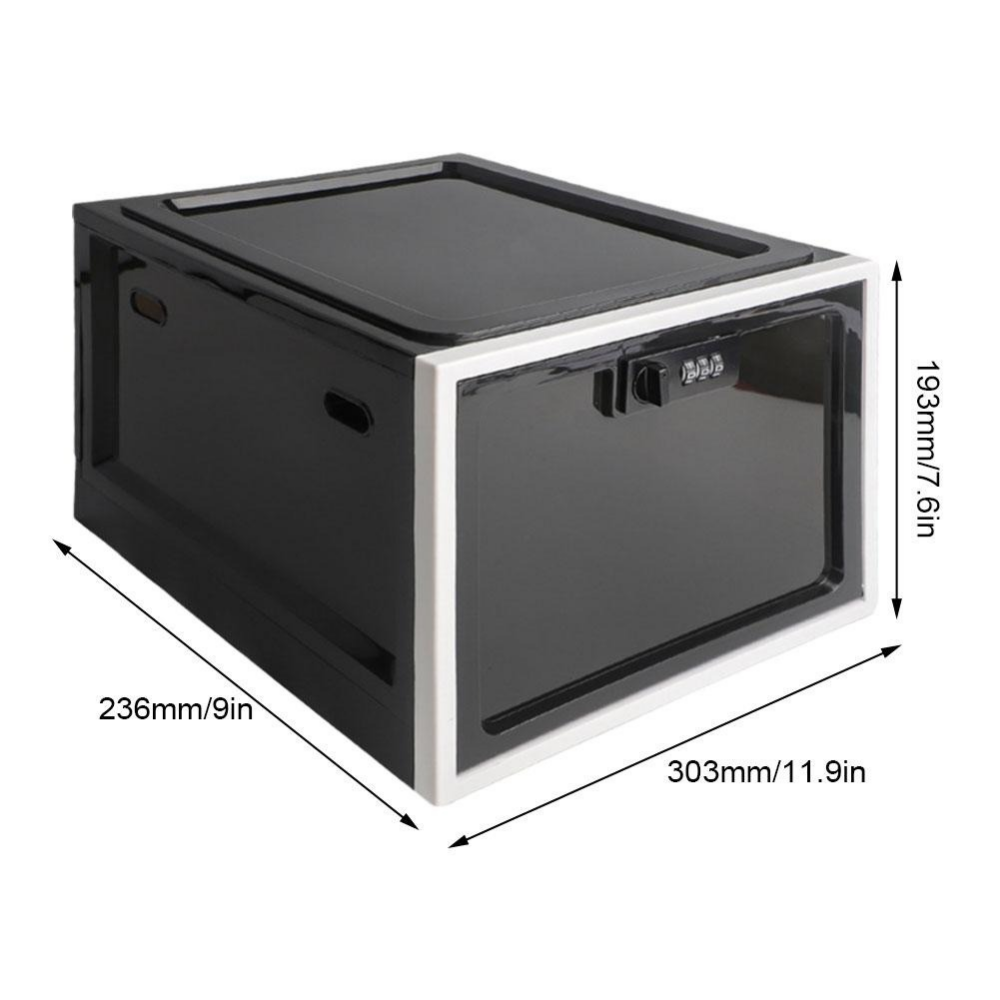 Heavy Duty Lockable Refrigerator Food Organizer Storage Bin image 7