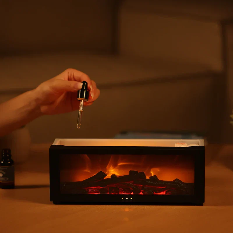 Flame Aromatherapy Humidifier - 4-in-1 Diffuser with Smart Timer image 4