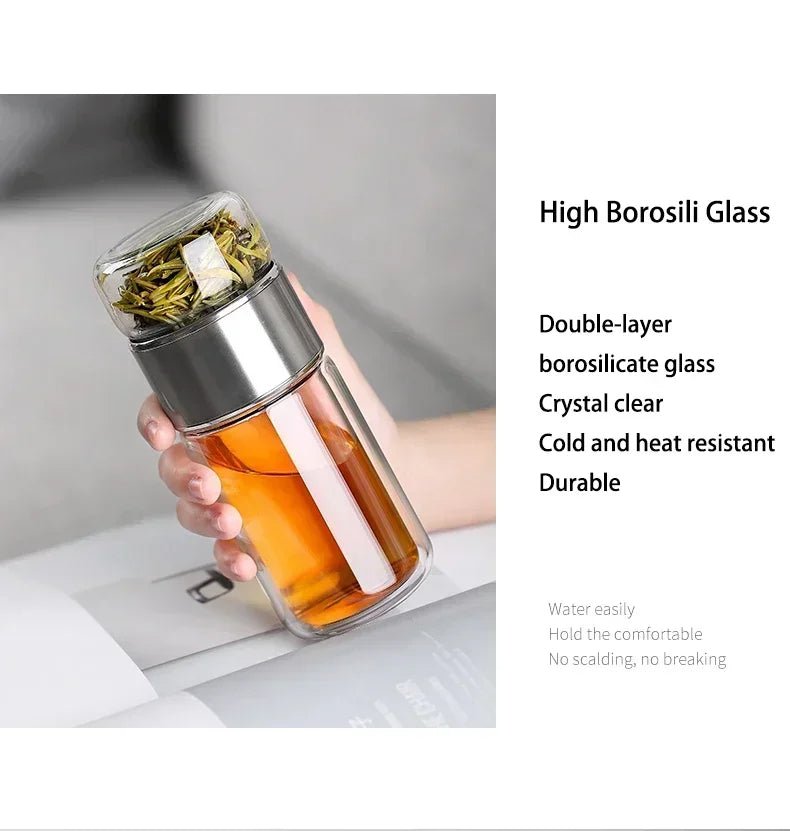 430ml Borosilicate Glass Double Layer Tea Infuser image 4