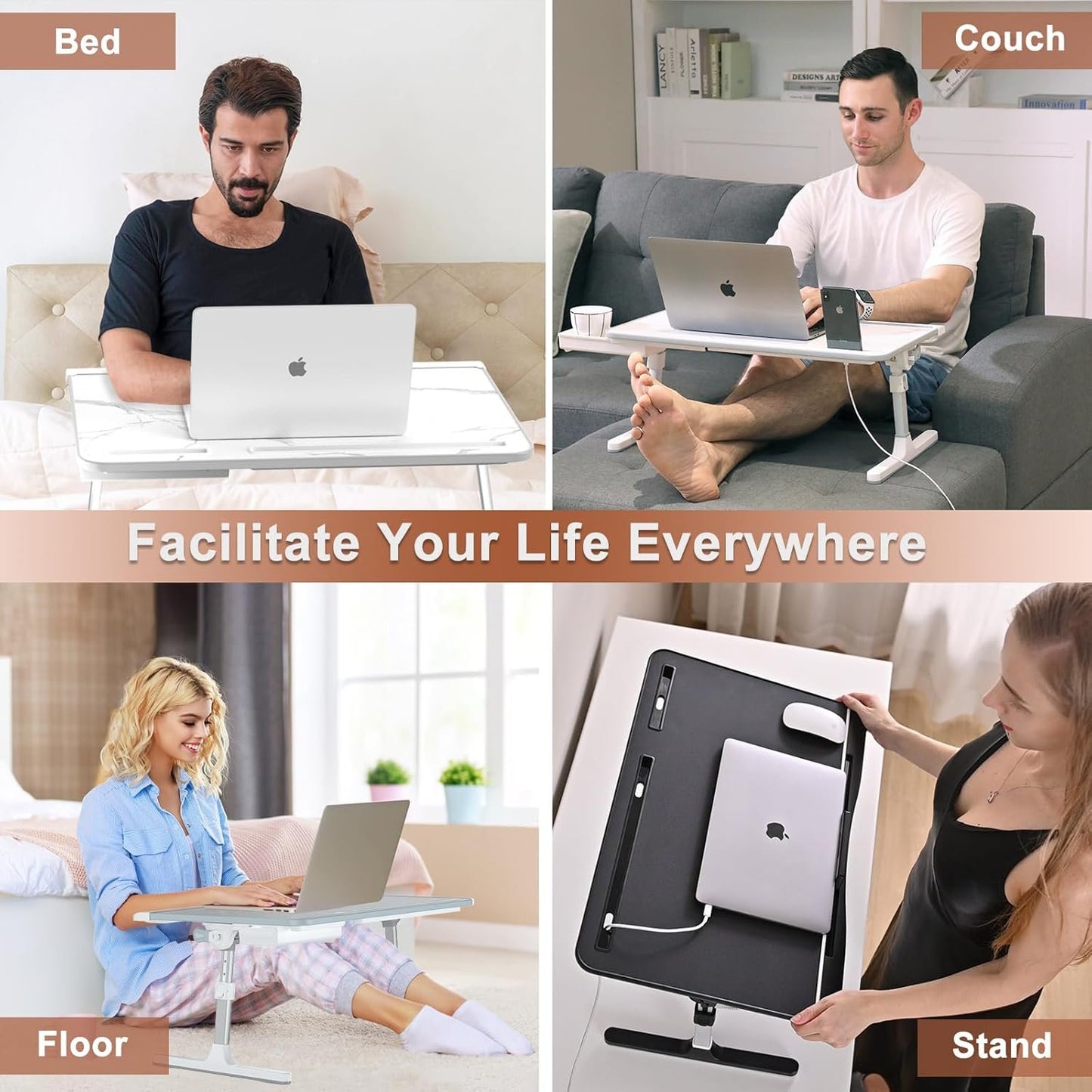 Adjustable Laptop Stand for Bed image 5