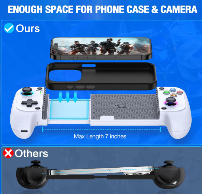 Wireless Mobile Gaming Controller for iPhone/Android image 1