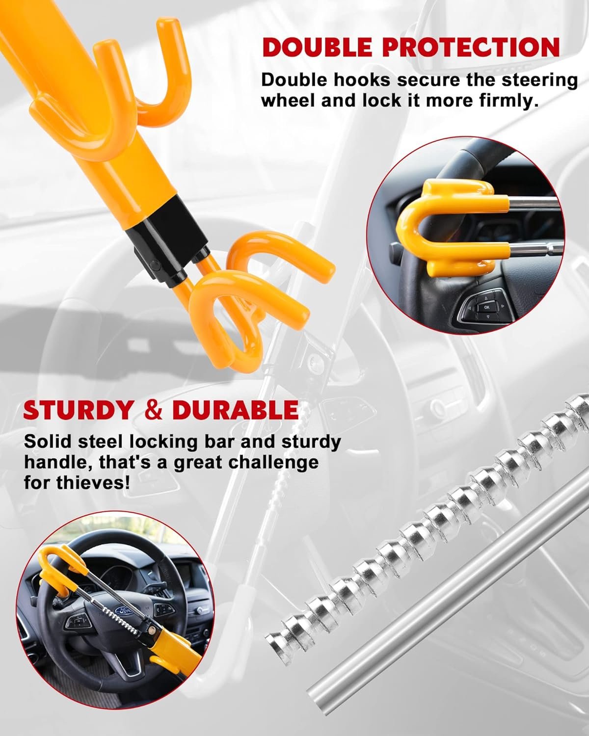 Car Steering Wheel Lock image 4
