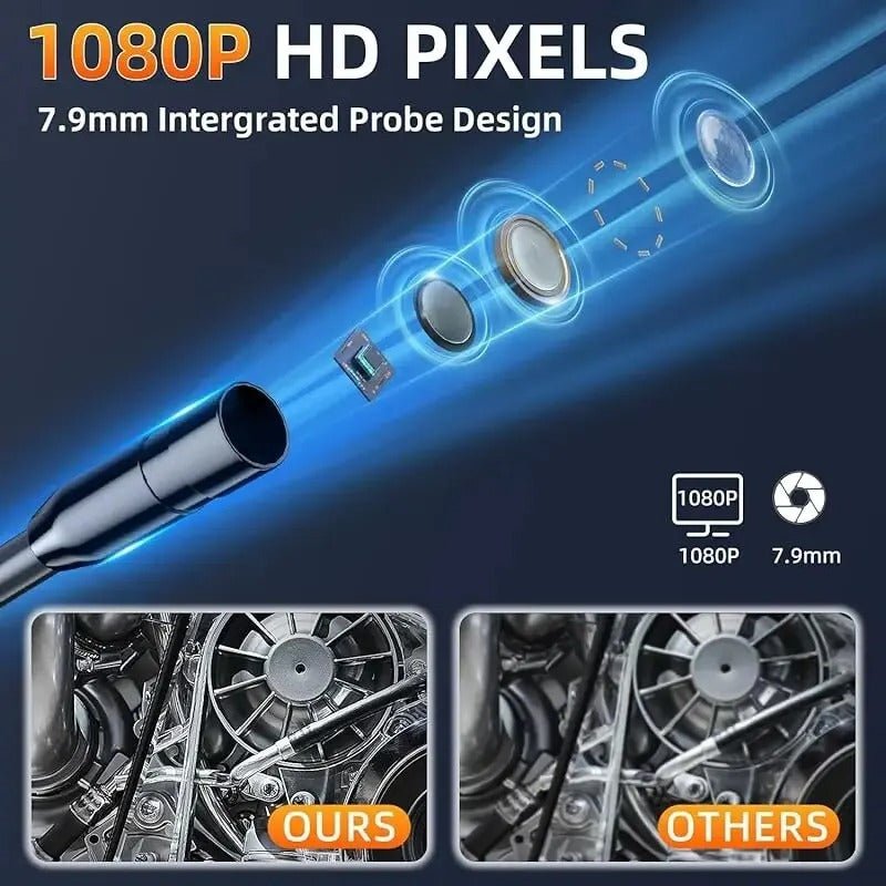 Industrial Endoscope Inspection Camera – 1080p Hd With 4.3-Inch Display Adjustable Lens image 3