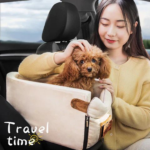 Pet Armrest Safety Seat - Pet Car Seat Travel Bag Suitable for Small Dogs and Cats image 6