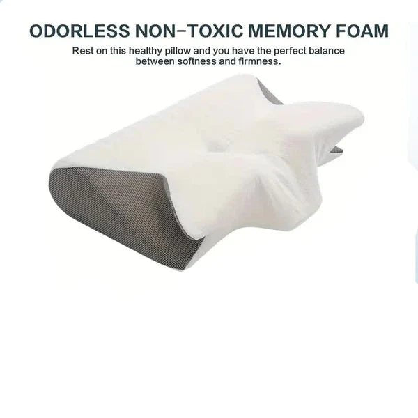 Butterfly Shape Pillow with Armrests - Ideal for Side and Back Sleepers image 2