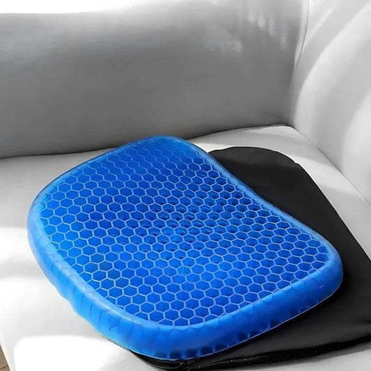 Orthopedic Gel Seat Cushion | Pressure Relief - Tailbone Pain - Lower Back Support - For Office Chair - Car - Wheelchair Use image 0