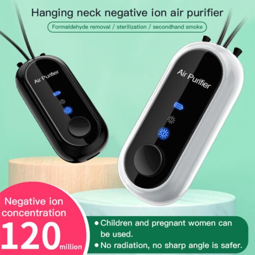 Personal Mini Air Purifier Necklace | Wearable Air Purifier with USB Charging image 4