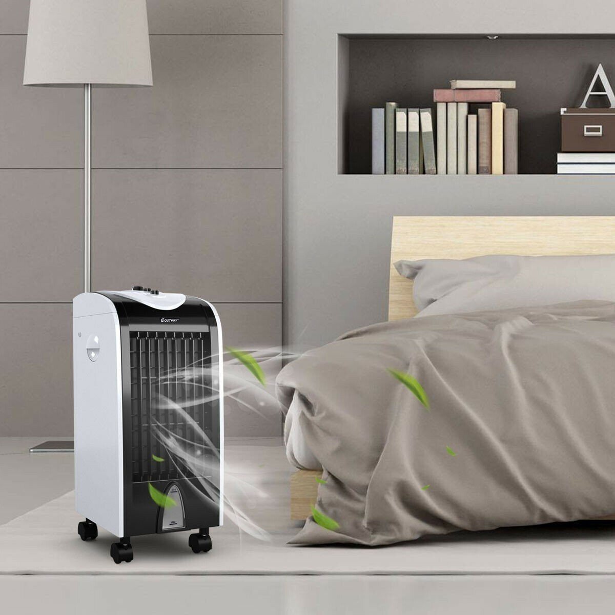Portable Air Conditioner Stand Up Room Cooler Indoor AC Unit Windowless On Wheel image 9