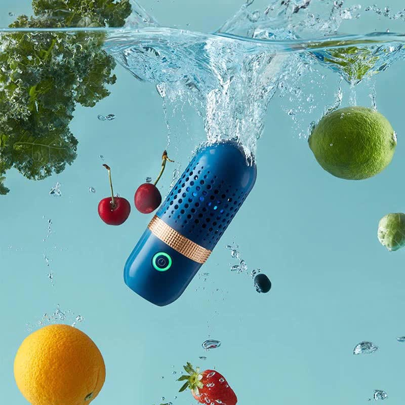 Capsule Vegetable Washing Machine | Automatic Fruits & Vege Disinfector Home Pesticide Cleaner image 6