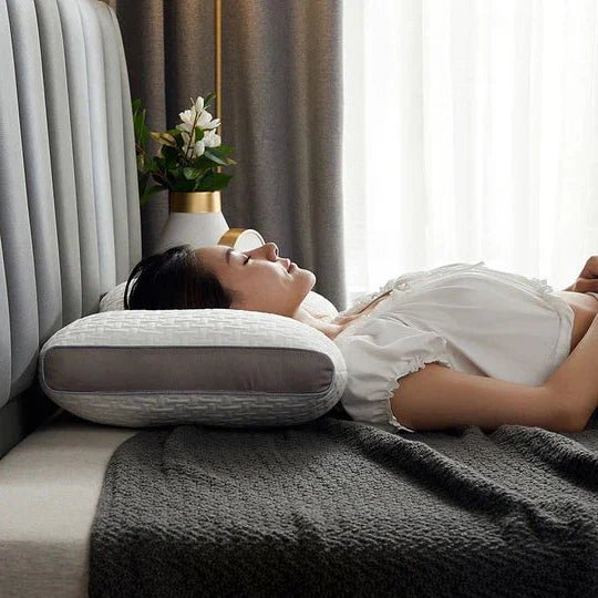 Hybrid Pillow For Back & Side Sleepers - Neck & Shoulder Support Pillow image 1