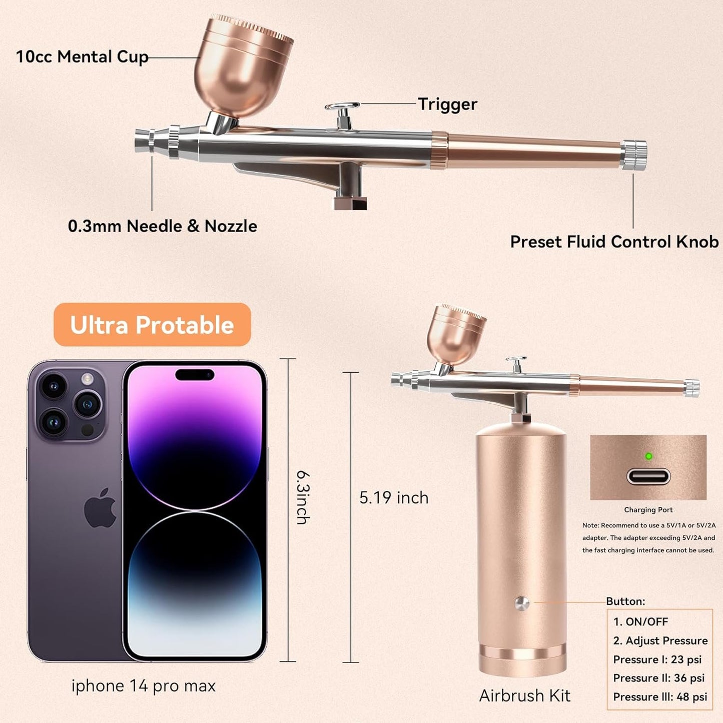Cordless Airbrush Kit image 3