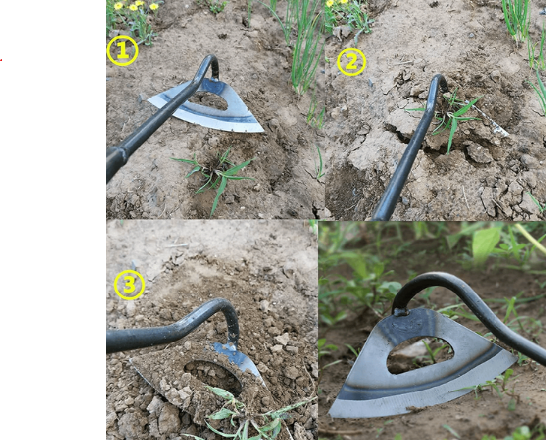 All Steel Hollow Hoe For Gardening image 4