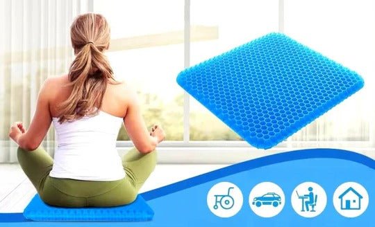 Orthopedic Gel Seat Cushion | Pressure Relief - Tailbone Pain - Lower Back Support - For Office Chair - Car - Wheelchair Use image 9