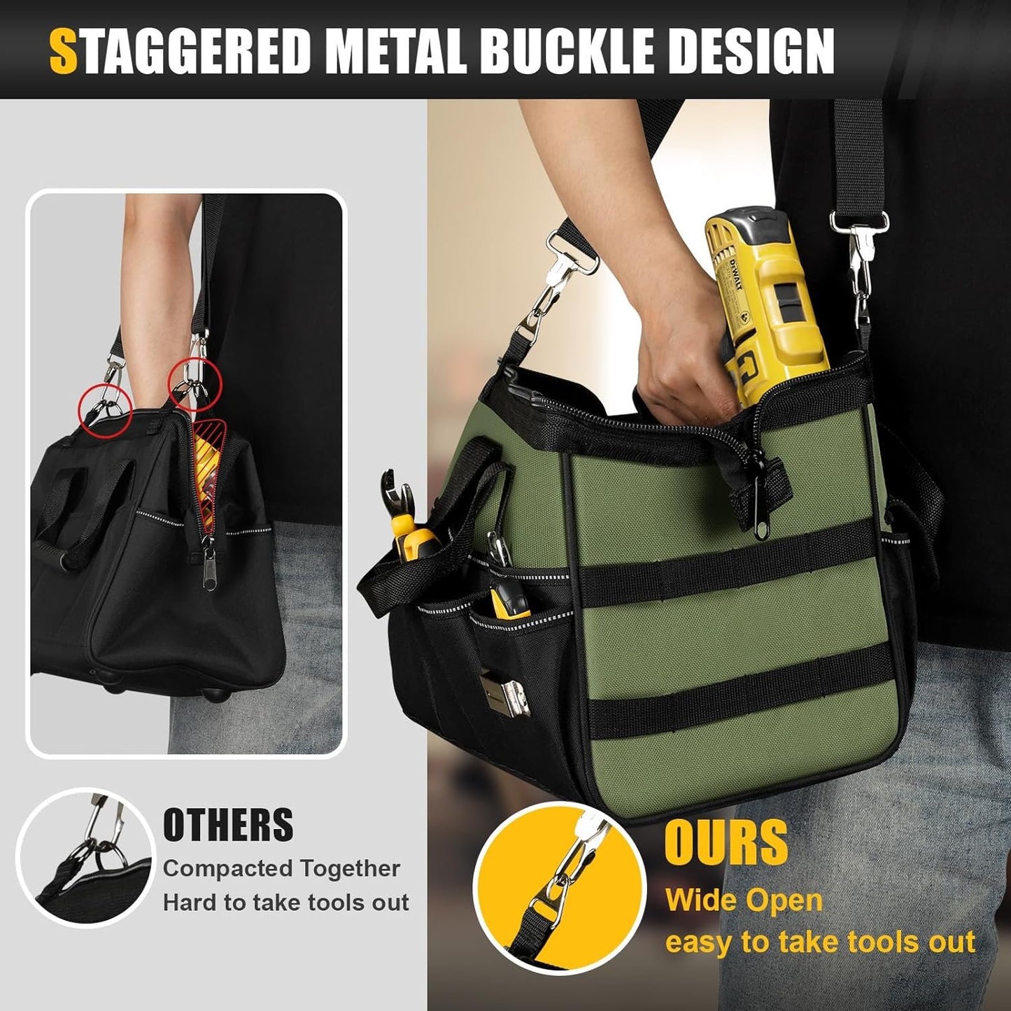 Heavy Duty Open Tools Tote Bag image 2