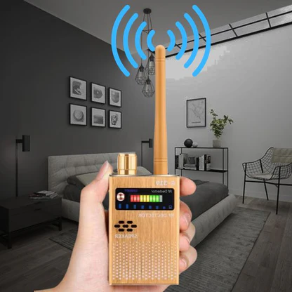Spy Detector Device | RF Bug Detector, Hidden Camera & GPS Tracker Finder with Laser Lens - Anti-Spy Signal Protection image 0