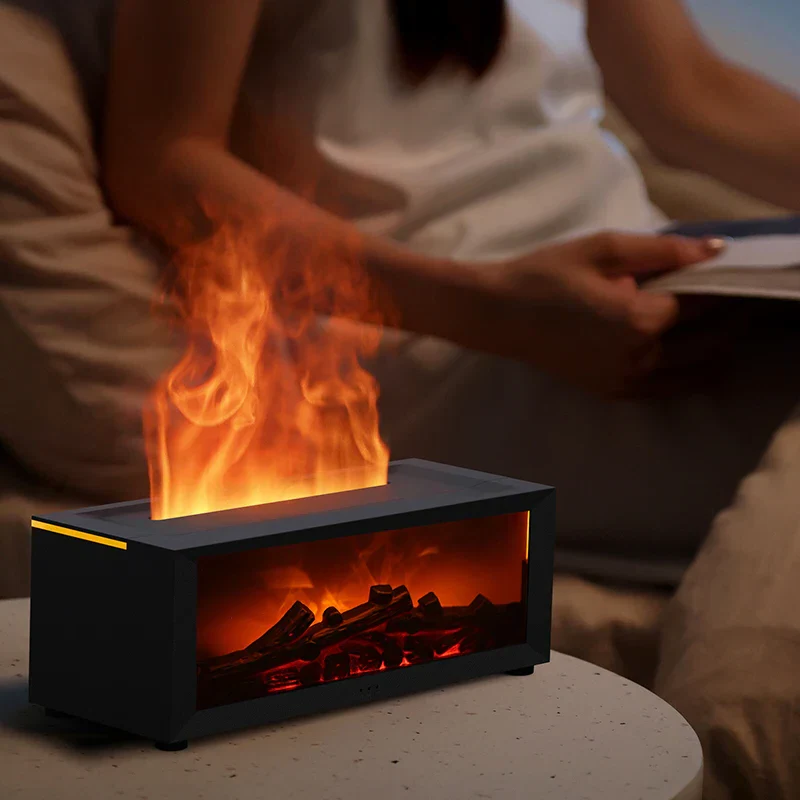 Flame Aromatherapy Humidifier - 4-in-1 Diffuser with Smart Timer image 5