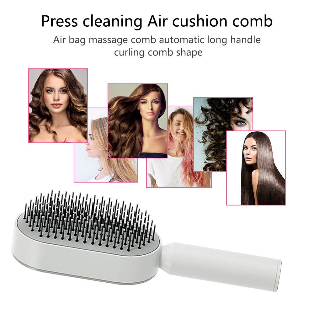 Self Cleaning Hair Brush image 3