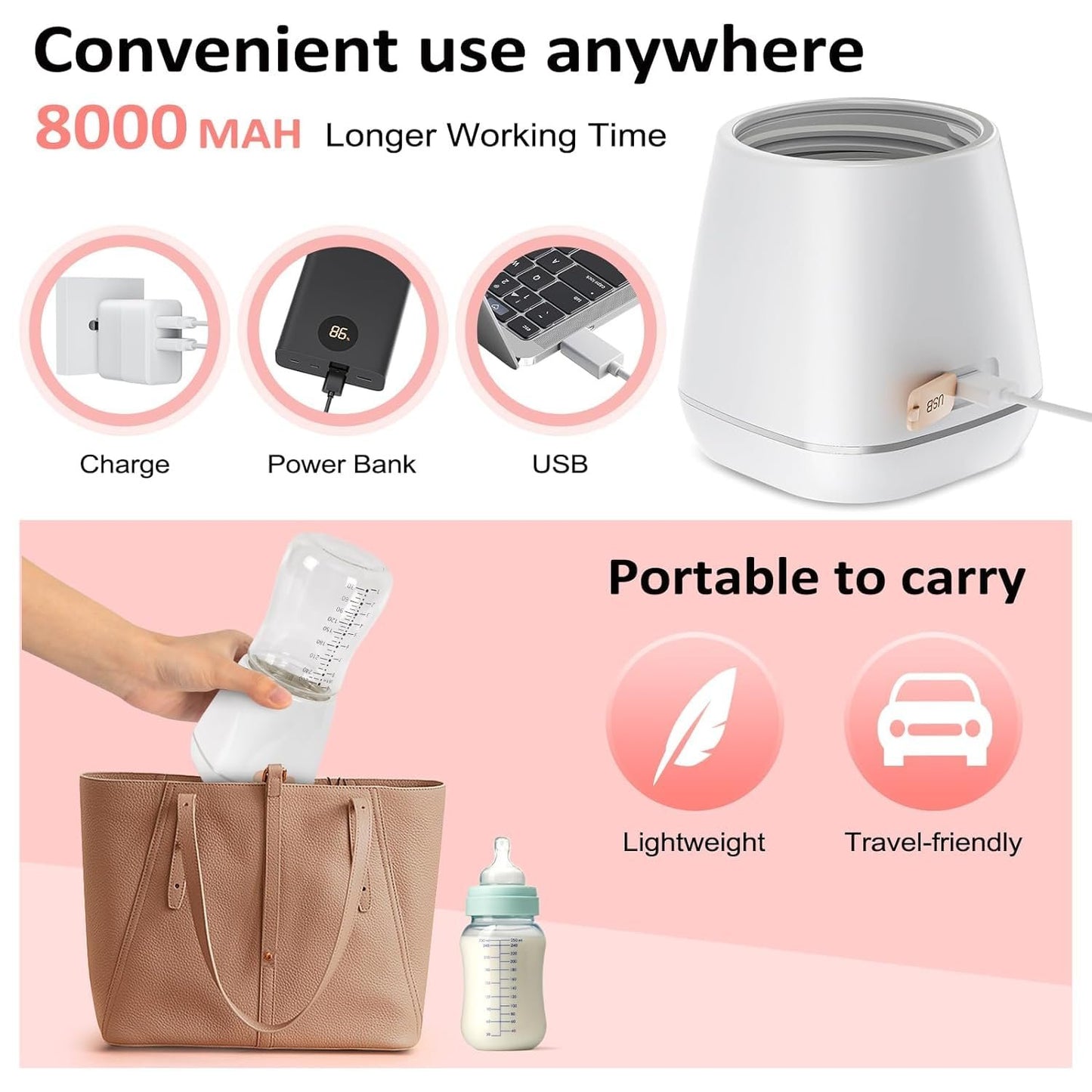 Baby Portable Bottle Warmer image 1