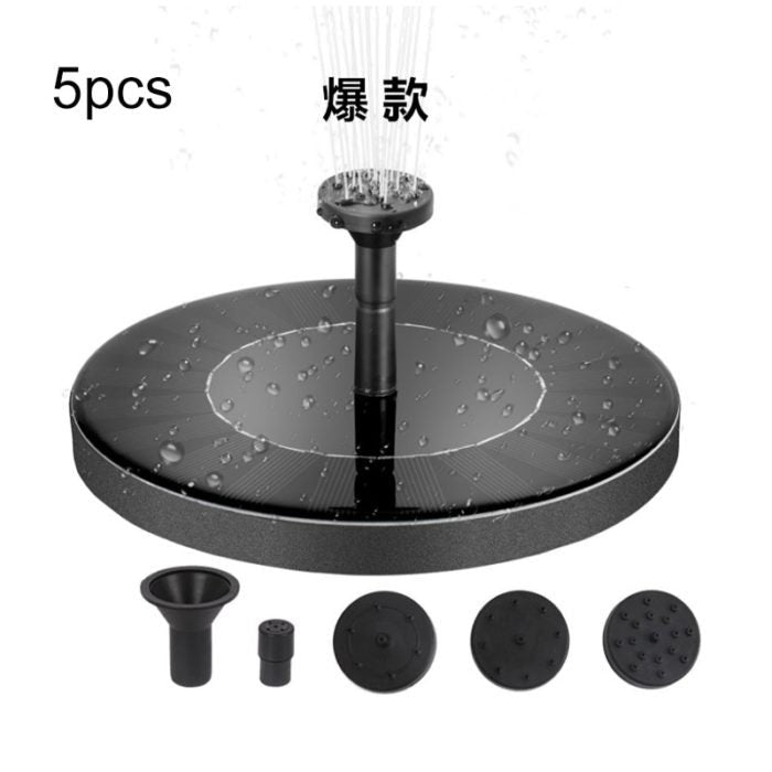 Solar Fountain Pump Floating Water Decor image 3