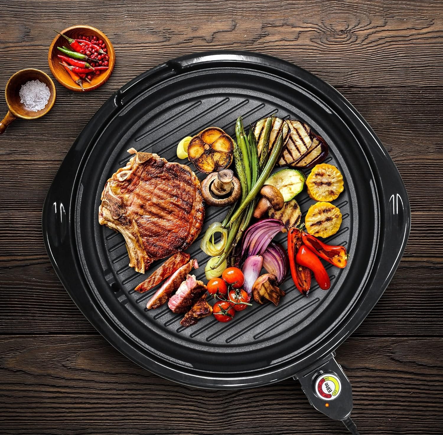 Smokeless Electric Tabletop Grill Nonstick image 8