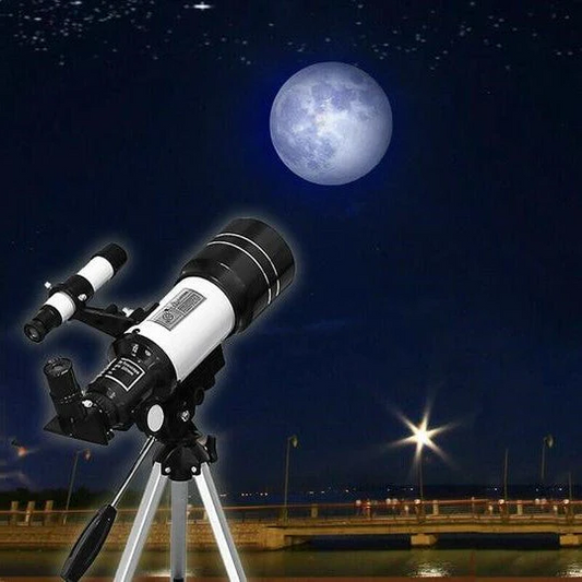 Professional Astronomical Telescope - Moon-Watching W/ Tripod Table Present - 150x Zoom image 0