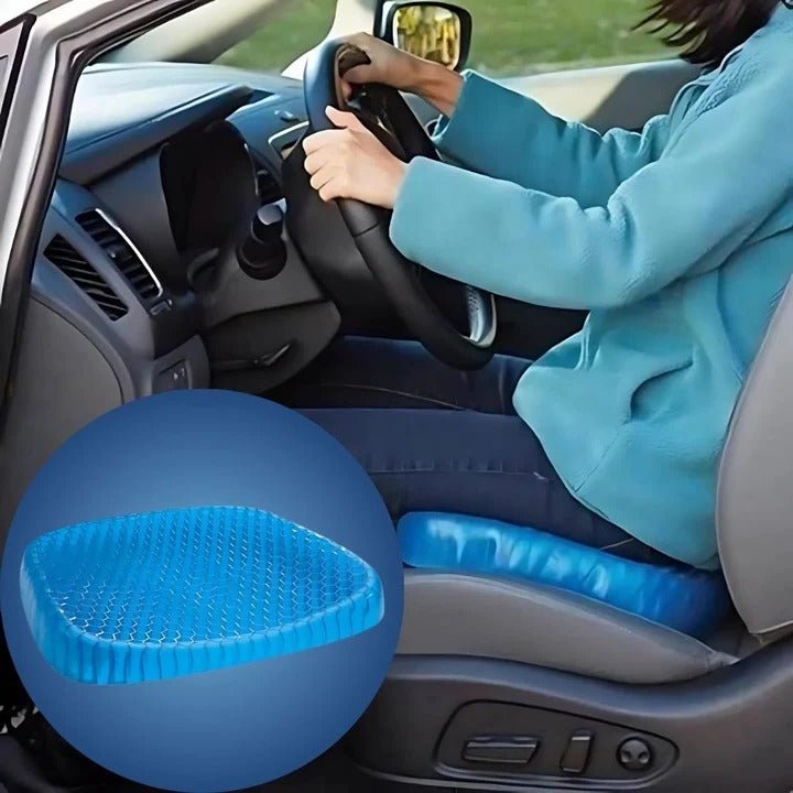 Orthopedic Gel Seat Cushion | Pressure Relief - Tailbone Pain - Lower Back Support - For Office Chair - Car - Wheelchair Use image 2