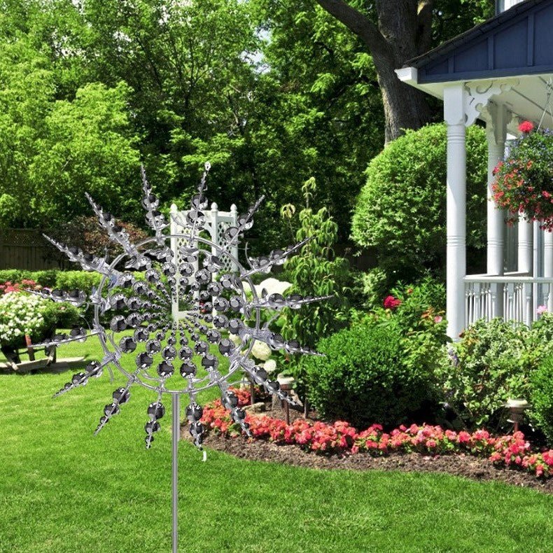New Anti-Rust Magical Metal Windmill-Kinetic Metal Wind Spinners image 1