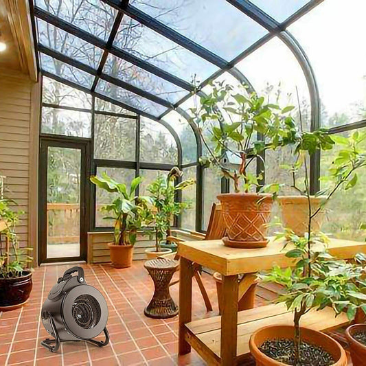 Electric Heater Fan for Greenhouse Grow Tent Workplace Fast Heating IPX4 image 0
