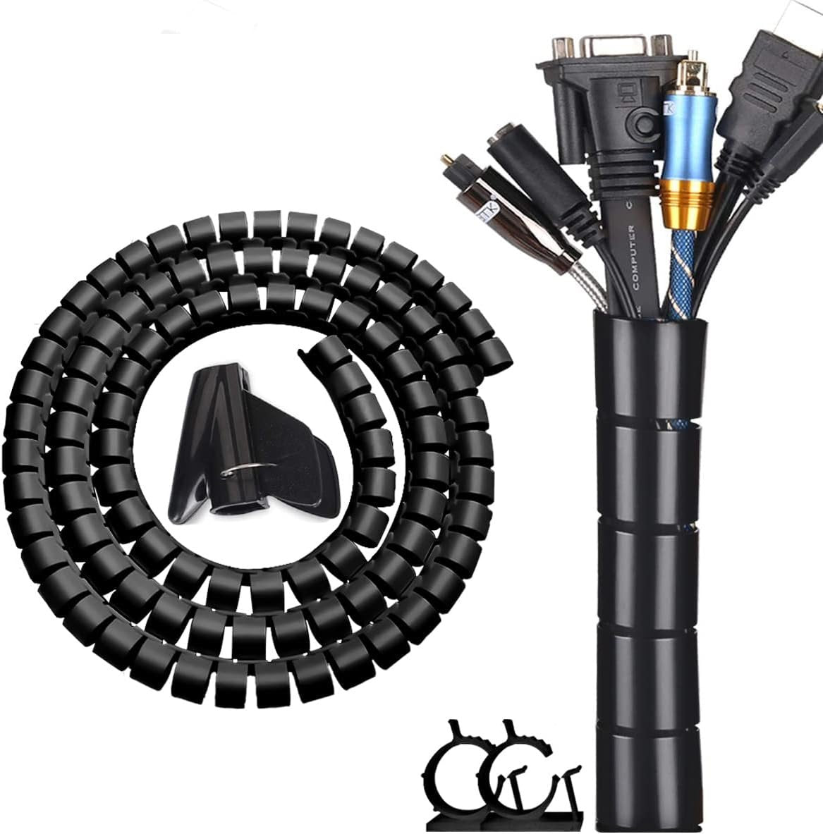 Cable Organizer For Desk image 0