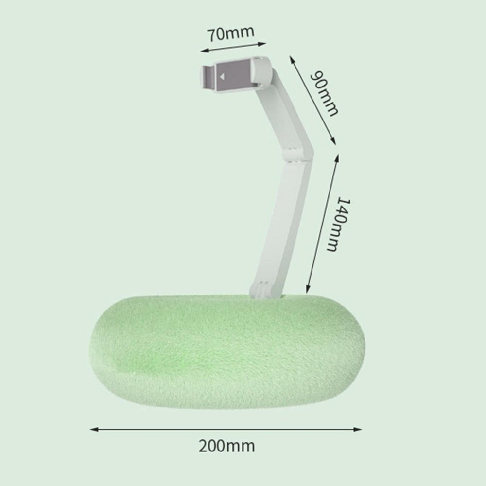 Fuzzy Pillow Phone Holder with Snack Bowl image 7