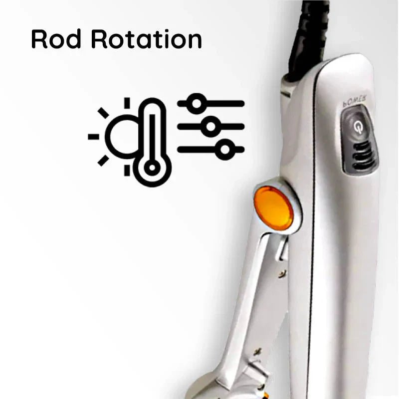 Professional 2 in 1 Rotating Iron Hair Brush image 6