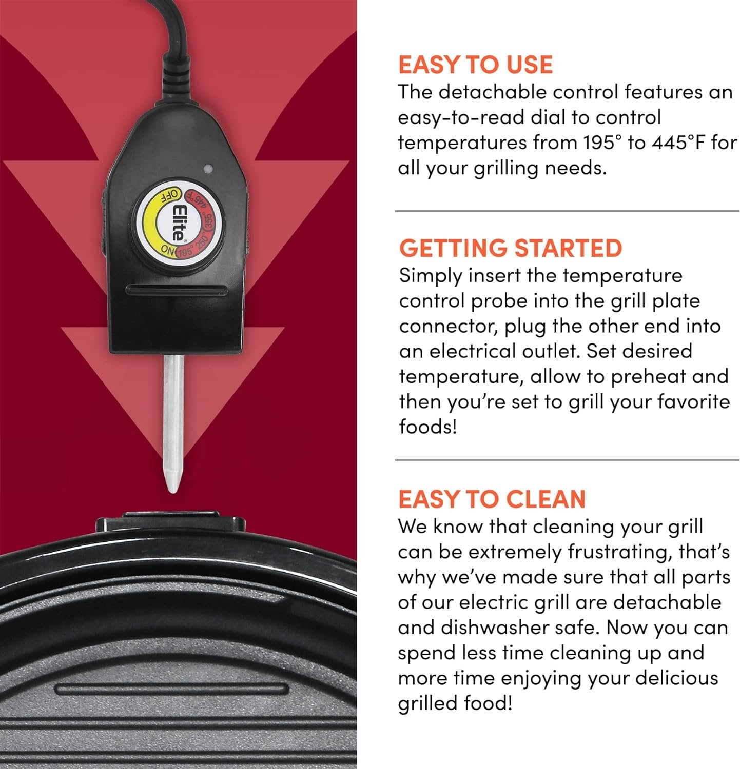Smokeless Electric Tabletop Grill Nonstick image 7