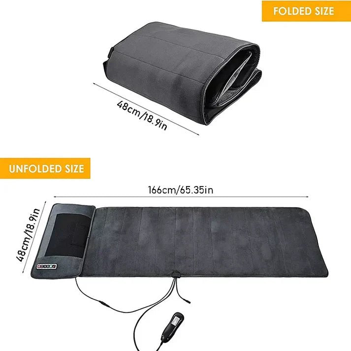 Shiatsu Massage Mat with Heat – Relaxing Full-Body Electric Mattress Pad image 5