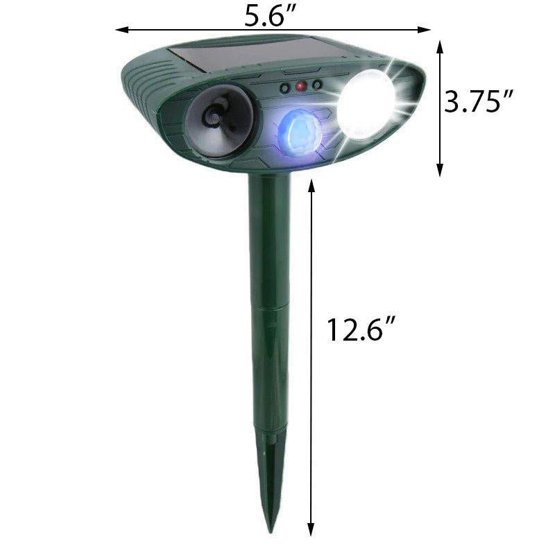 Ultrasonic Rabbit Repeller – Solar Powered and Flashing Light – Get Rid of Rabbits image 6