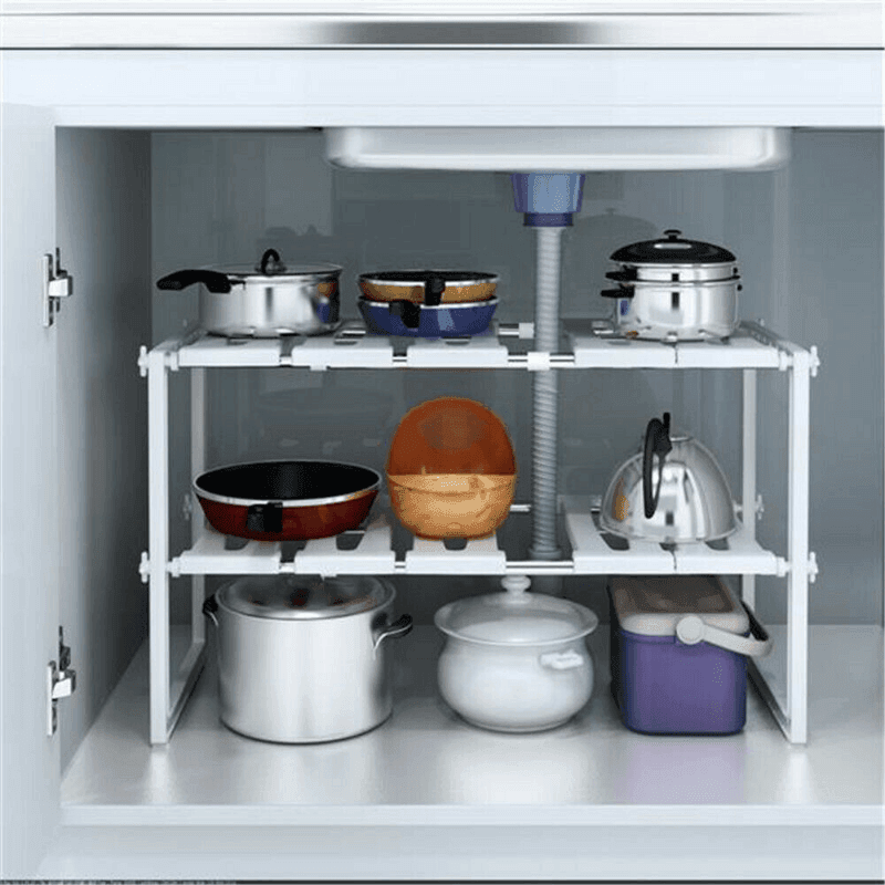 Large Under Kitchen Sink Organizer Storage Cabinet image 1